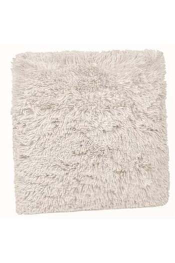 OEM Winter Decorative Pillow Shaggy Beige 51 x 51 cm