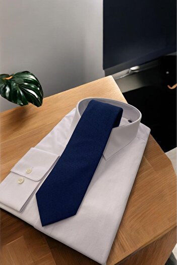 Sarar Small Shawl Pattern Renge Color Navy Blue Tie