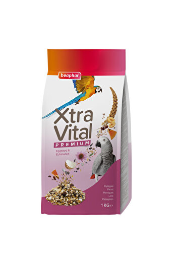 Beaphar Xtravital Parrot Complete Bird Food - 1kg