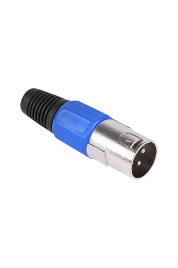 OEM XLR MALE PLUG BLUE