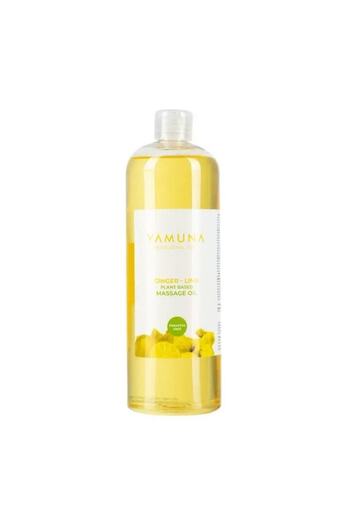 Yamuna Massage Oil with Ginger and Lime, Refreshing and Revitalizing, 1000 ml