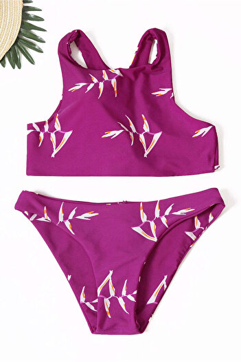 WildFashion Two-piece swimsuit with drawstring at the back SW1602-55