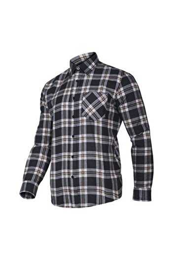 OEM CAMASA FLANEL CU CAROURI / BLEUMARIN - M/H-17