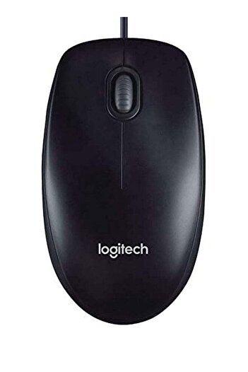 logitech ماوس لوجيتك M90 السلكي كامل الحجم باللون الأسود