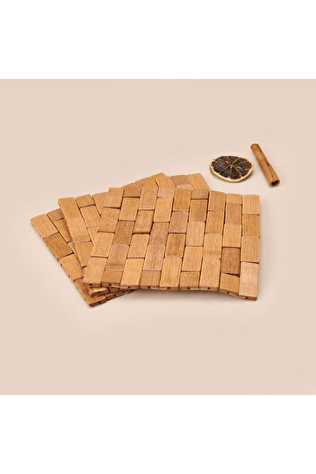 MİEN Mien 3-Piece Bamboo Tray - Assortment - 27 cm