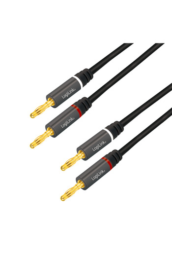 LogiLink Audio cable Logilink CA1211, Jack 2.5 mm, 5m (Black)