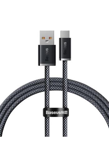 Baseus Cablu de date Baseus Dynamic Series CALD000616, USB la USB Type-C, 100W, 1m (Gri)