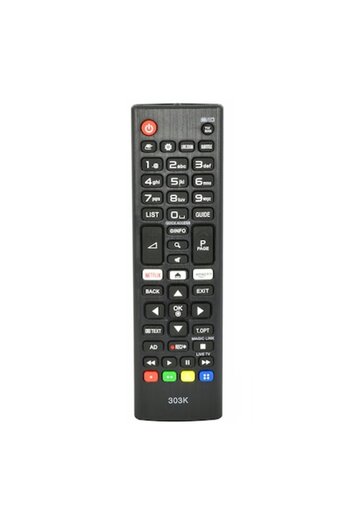 Bogadini Universal Remote Control For Lg Lcd/led 303k, Plug & Play, Compatible, Black