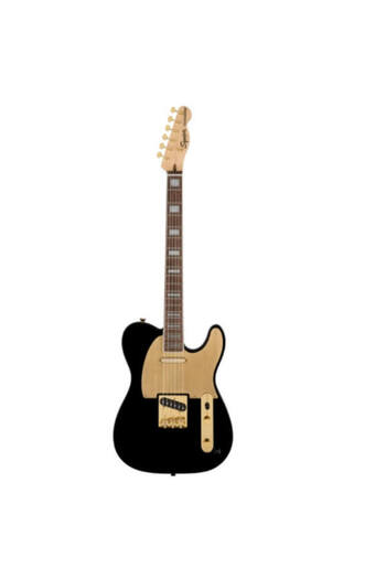 FENDER 0379400506 Squier 40th Anniversary Telecaster Gold Edition Black