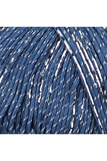 Ritzz Koton Floş Glitter - Blue Silver