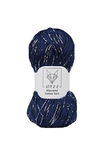 Ritzz Koton Floş Glitter - Saks Blue Silver