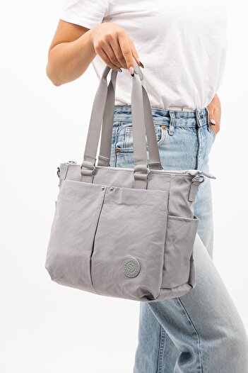 H&D COLLECTİON Multi-Eye Double Strap Waterproof Very Useful Hand and Shoulder Bag 4000