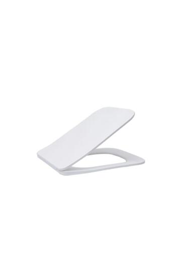 Generic غطاء مقعد المرحاض DBF عالي الجودة والمتين من هوني بي، أبيض LPU-004 (مستطيل)