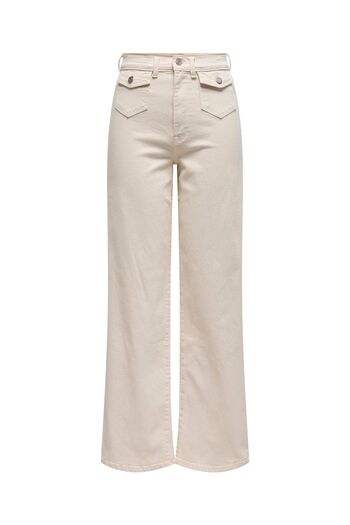 ONLY Jeans mit weitem Bein ONLHOPE Hohe Taille Weiter Beinschnitt Jeans