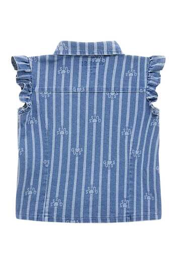 Guess Bluză de blugi pentru fete Str Denim