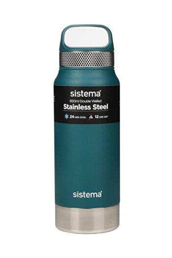 Sistema زجاجة مياه معزولة بالفراغ، مزدوجة الجدار، مقاومة للتسرب، مصنوعة من الفولاذ المقاوم للصدأ