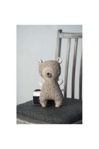 indiggo Noisy Doll for Babies - Teddy Bear - Handmade, Cotton and Soft Filling, 24cm