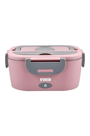 Noveen Electric lunch warmer NOVEEN LB755 Glamour, stainless steel, 3 power sources, Pink