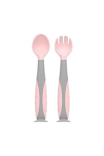 U-Grow U-Grow UG-218PK Spoon and Fork Set, Pink