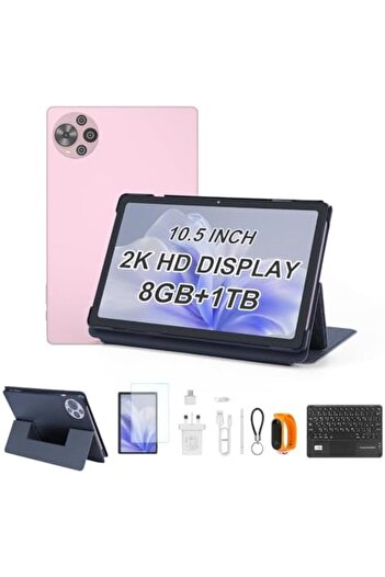 CIDEA C idea 10.5 inch Tablet, Android 14 Tablet PC, 8GB RAM + 1TB ROM, Dual 5G LTE SIM, 2K 1200x2000 Disp
