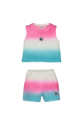 LOVETTI Girls' Blackberry Printed Two Thread Bottom Top Set