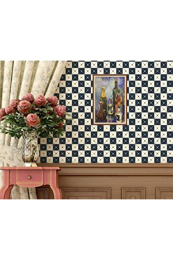 Rabadon Mutfak Tezgah Arası Kaplama Mermer Desenli Yapışkanlı Folyo Fayans Kaplama Sticker 60cm X 100cm