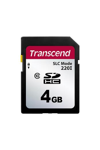 Transcend بطاقة الذاكرة الصناعية TS4GSDC220I سعة 4 جيجابايت