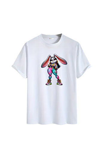 Gölge Store Animation Character Printed Oversize Unisex T-Shirt