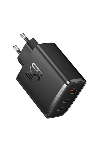 Baseus Incarcator de retea Baseus OS-Cube Pro, 2x USB-C + USB, 65W, Negru