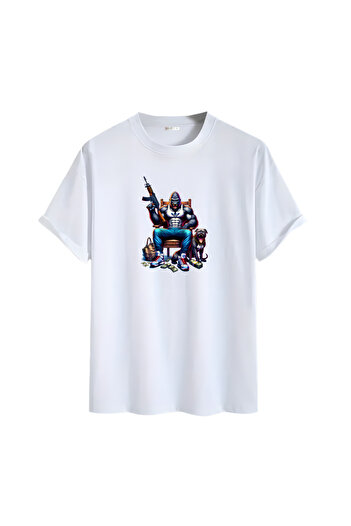 Gölge Store Animation Character Printed Oversize Unisex T-Shirt