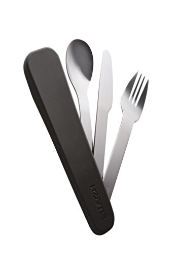 Smash 3-Piece Stainless Steel Cutlery Set with Silicone Pouch