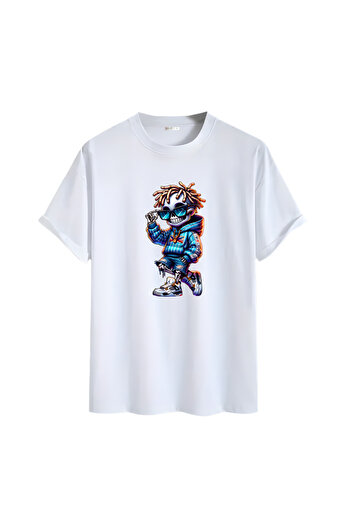 Gölge Store Animation Character Printed Oversize Unisex T-Shirt