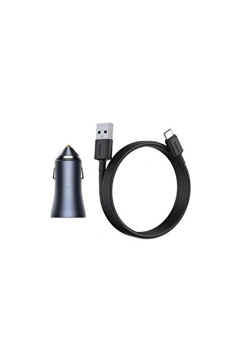 Baseus Car charger Baseus Golden Contactor Pro Dual TZCCJD-A0G, Quick Charger 40W, 2 x USB + USB cable