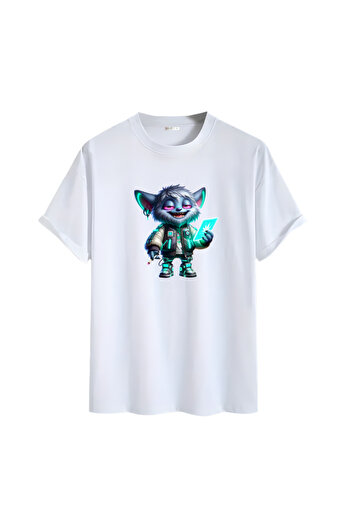 Gölge Store Animation Character Printed Oversize Unisex T-Shirt