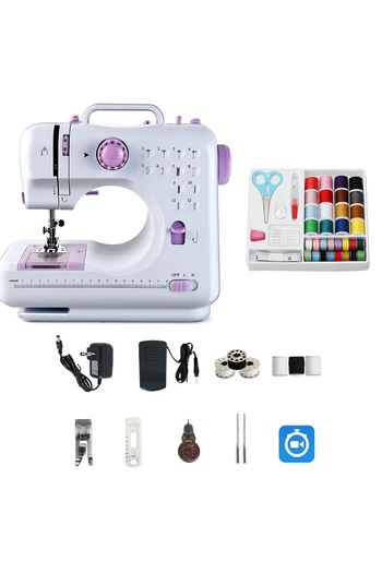 Generic Sewing machine set, Accessories included, Foot pedal, Two power supply operating modes