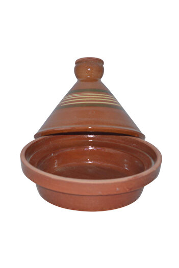Generic 3L clay pot with conical lid