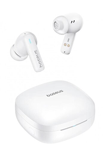 Baseus Casti True Wireless Baseus Bowie E19, Bluetooth, Microfon (Alb)