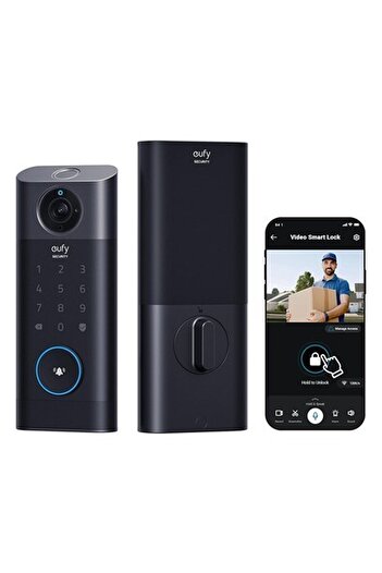 eufy Security Videosu S330 Akıllı Kilit, Kapı Zili - Parmak İzli Anahtarsız Giriş