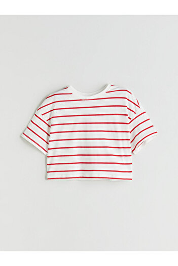 LC Waikiki Crew Neck Girl's Crop T-Shirt