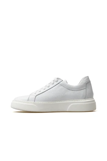 YAŞAR KAŞLI Men's Genuine Leather Casual Shoes 25Y Ykm-23651 m White