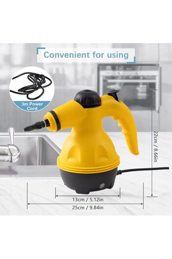 Denx Handheld Steam Cleaner 1200W with 350ml Tank - High-Pressure Multi-Function Steam Cleaning Machine w