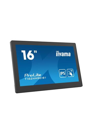IIYAMA Monitor LED IPS cu ecran tactil de 15,6", Full HD, HDMI, antireflex, negru, nivel business