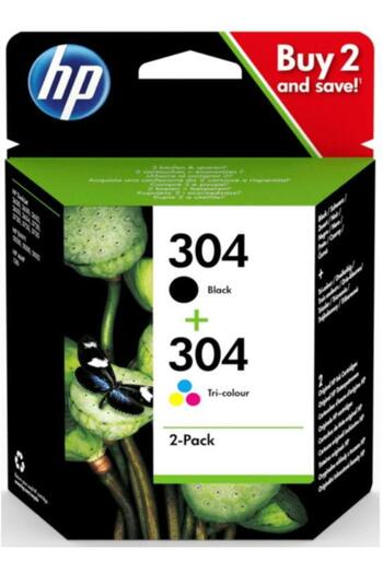HP Set of 2 HP 304 ink cartridges (Color)