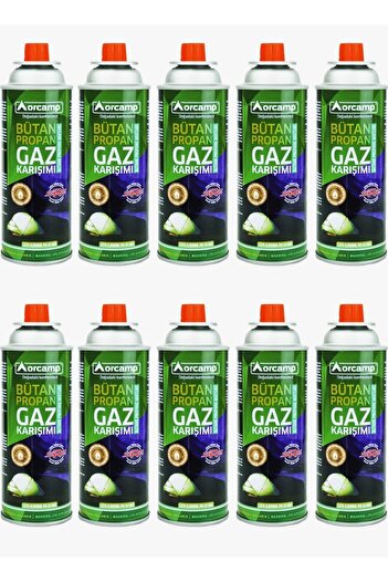 Orcamp 227 Gram Valfli Gaz Ocak Kartuşu 10'lu Set KTS-227