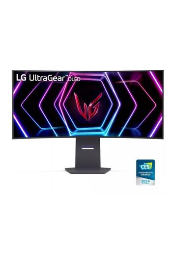 LG Monitor OLED pentru gaming de 39", 39GS95QE-B, WQHD, 240Hz, curbat, ultra-rapid, compatibil cu G-Sync