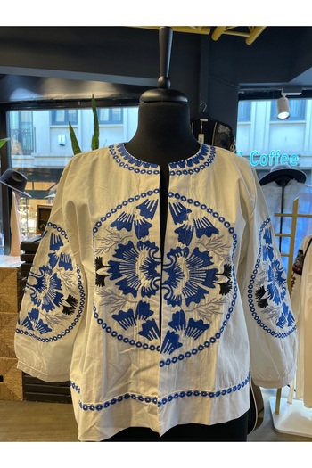 By-esq Flower Detailed Jacket
