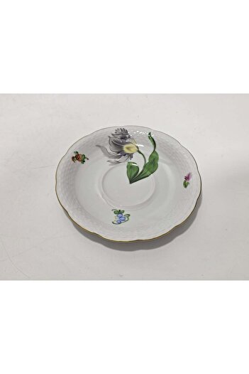 HEREND 734 Hand Painting Porcelain Tea Cup Saucer (006)
