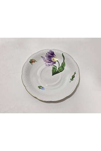 HEREND 734 Hand Painting Porcelain Tea Cup Saucer (002)