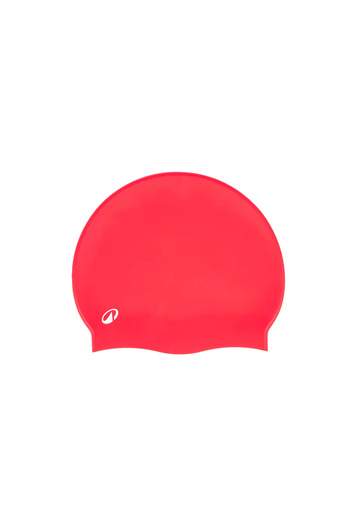 Decathlon Nabaiji Silicone Swimming Cap - Passion Red / White