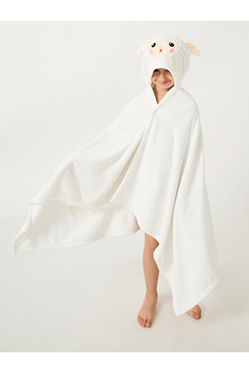 Styli Bunny Ears Asymmetric Hem Robe